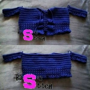 Reversible Corset Crochet Crop Top